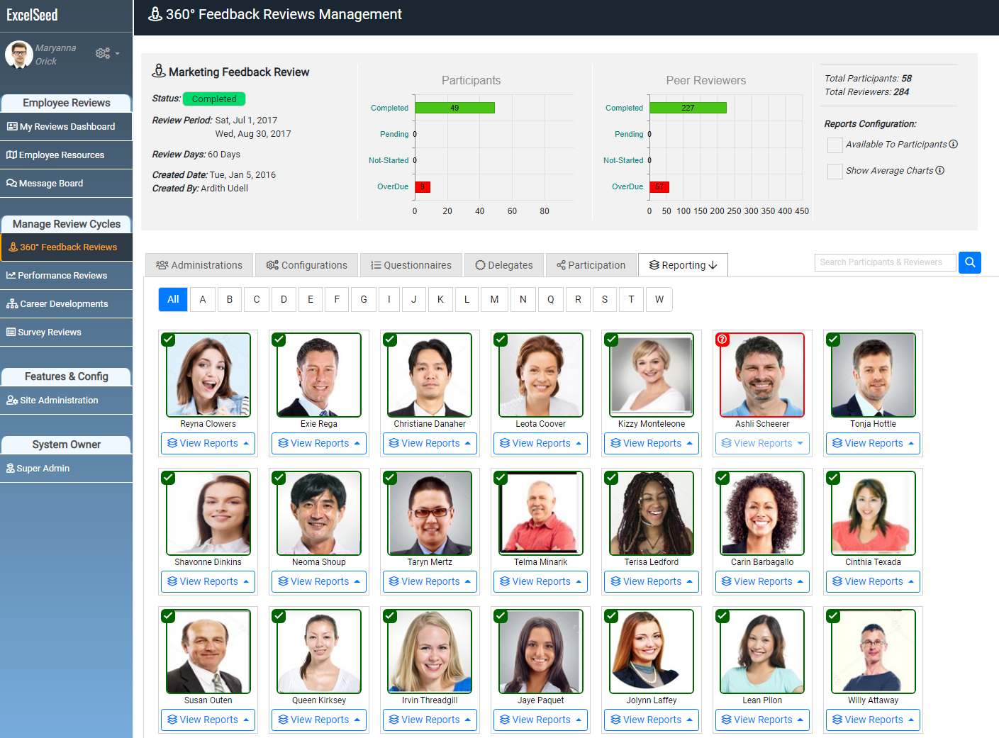 screenshot of ExcelSeed Review